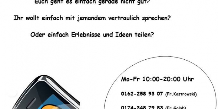 Schulsozialarbeit geht weiter - jetzt auch per Handy erreichbar!